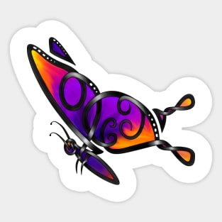 Empress Butterfly Sticker